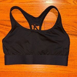 Victoria's Secret The Player Black Racerback Sports Bra Small